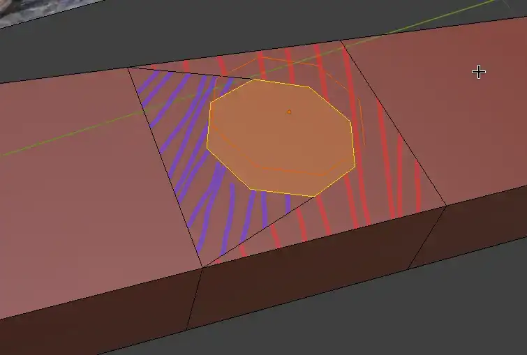 Better topology from Knife tool.
