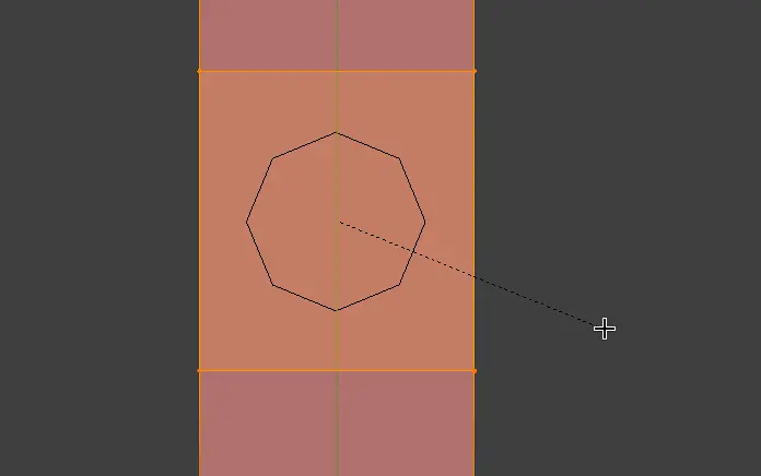 Edge Bevel to cover the circle.