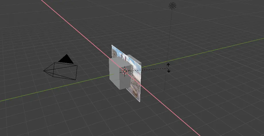 Rotating the Reference image 90 degrees in X axis. Notice how the red X axis was highlighted. Don't forget to hit Enter to confirm rotation