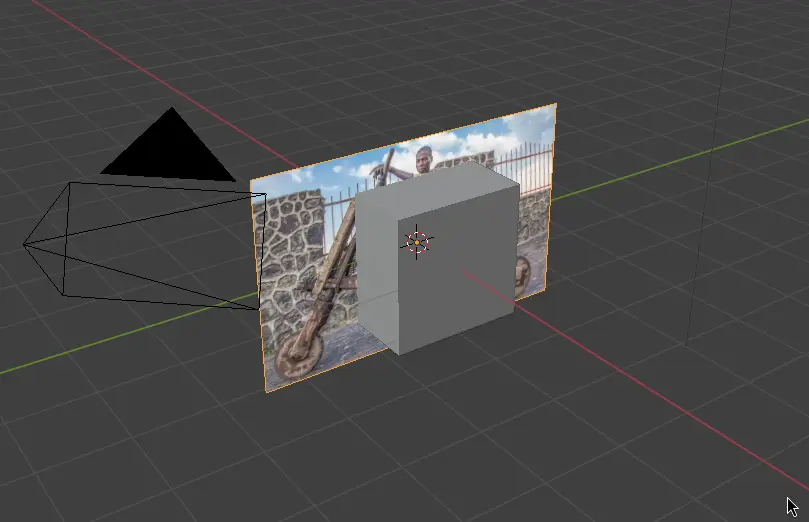 Rotating the Reference image 90 degrees in Z axis. Notice how the blue Z axis was highlighted. Don't forget to hit Enter to confirm rotation